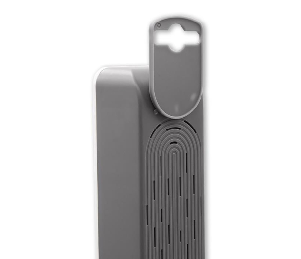 Qoltec Listwa zasilająca - 6 gniazd, 1.8m, biało-szara - 1122525 - zdjęcie 5